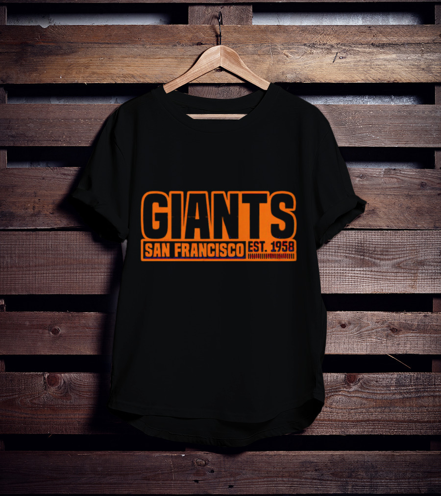 San Francisco Giants Est 1958 Orange T-Shirt
