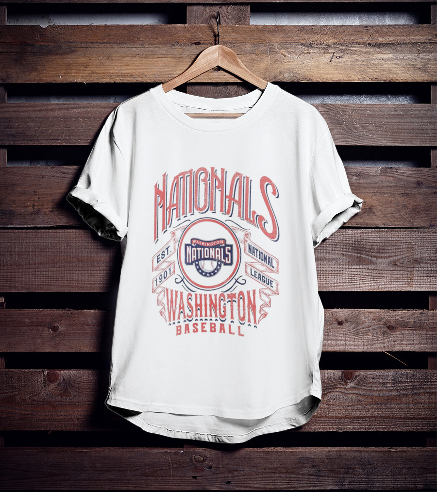 Nationals Washington Baseball Est 1901 National League T-Shirt