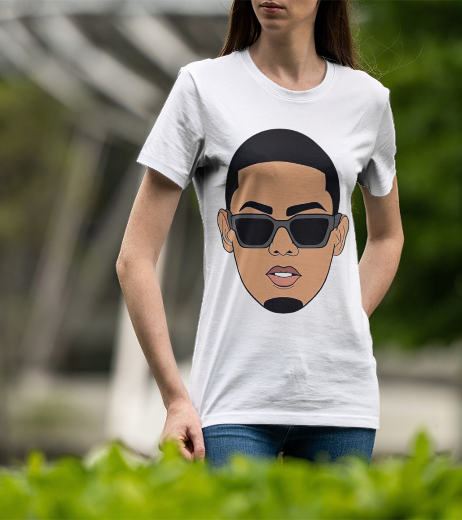 Myke Towers Sunglasses Facial T-Shirt
