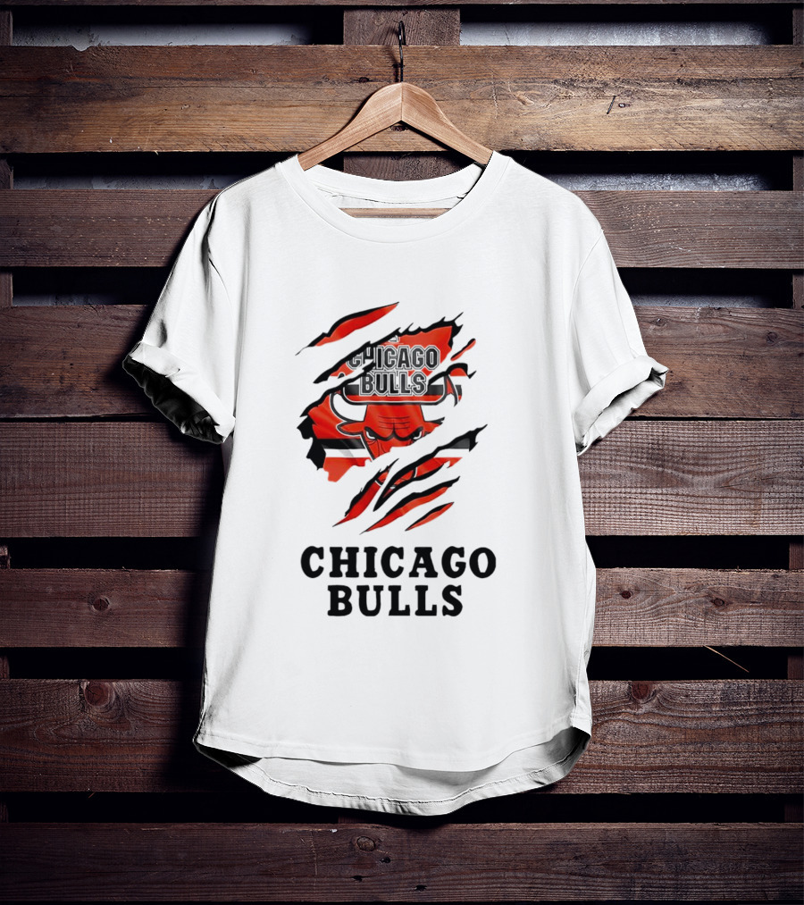 Chicago Bulls Torn Reveal Inside Me T-Shirt