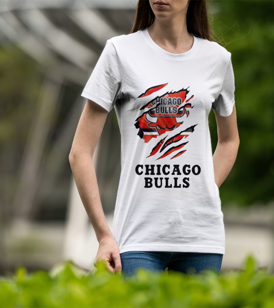 Chicago Bulls Torn Reveal Inside Me T-Shirt