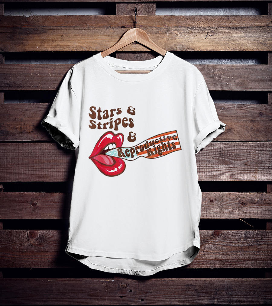 Stars Stripes And Reproductive Rights American Voices T-Shirt