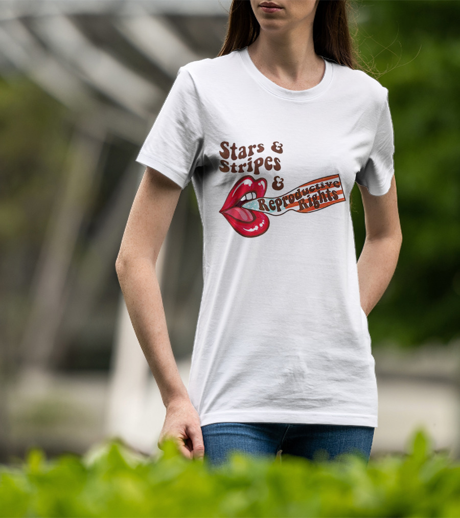 Stars Stripes And Reproductive Rights American Voices T-Shirt
