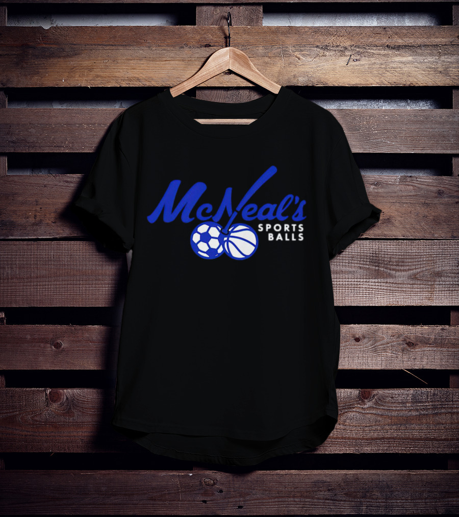 McNeal’s Sports Balls Soccer Basketball T-Shirt