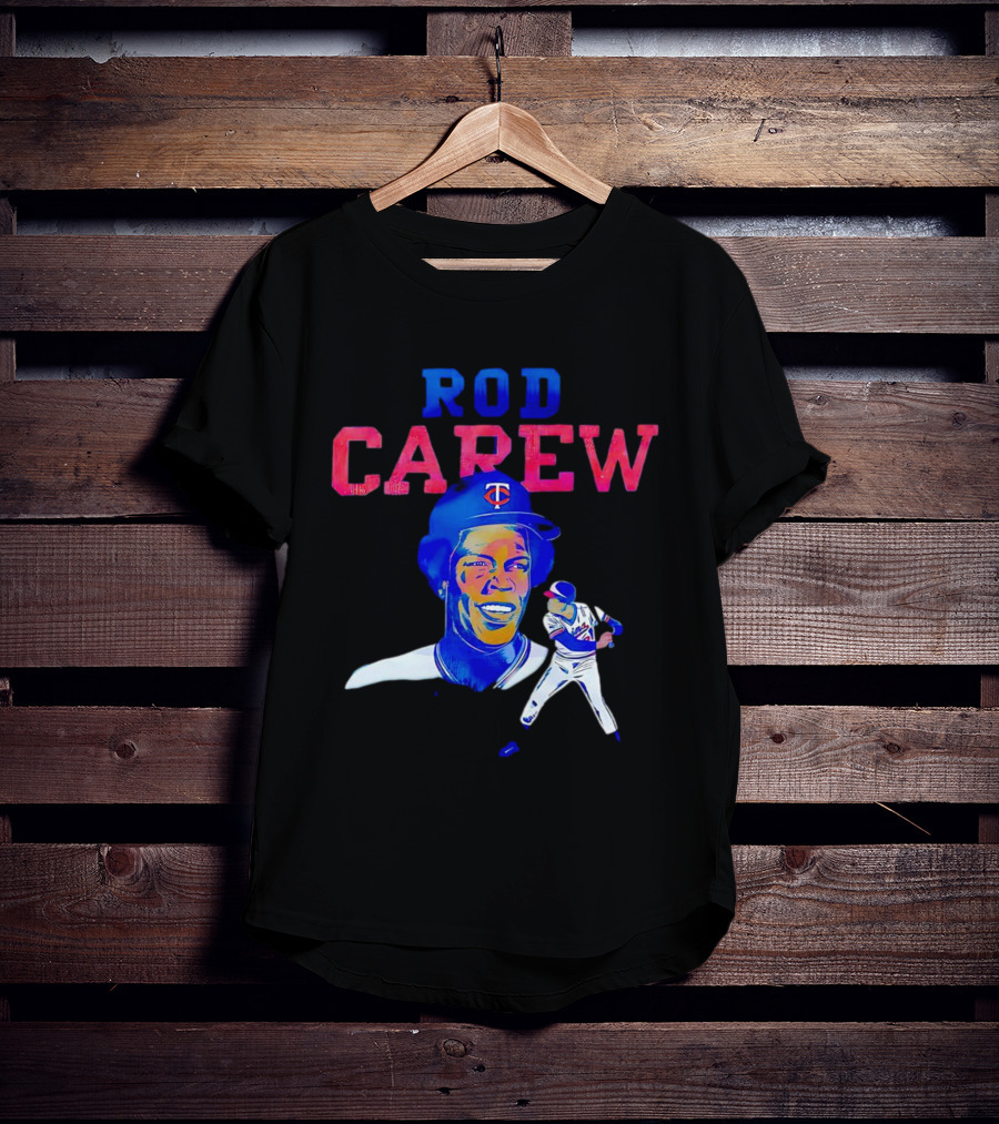 Rod Carew Twins Baseball Player T-Shirt