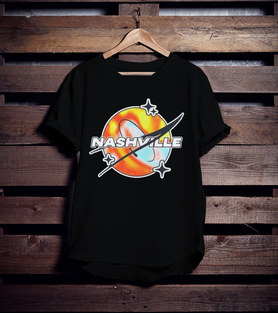 Nashville Melty Space Planet T-Shirt
