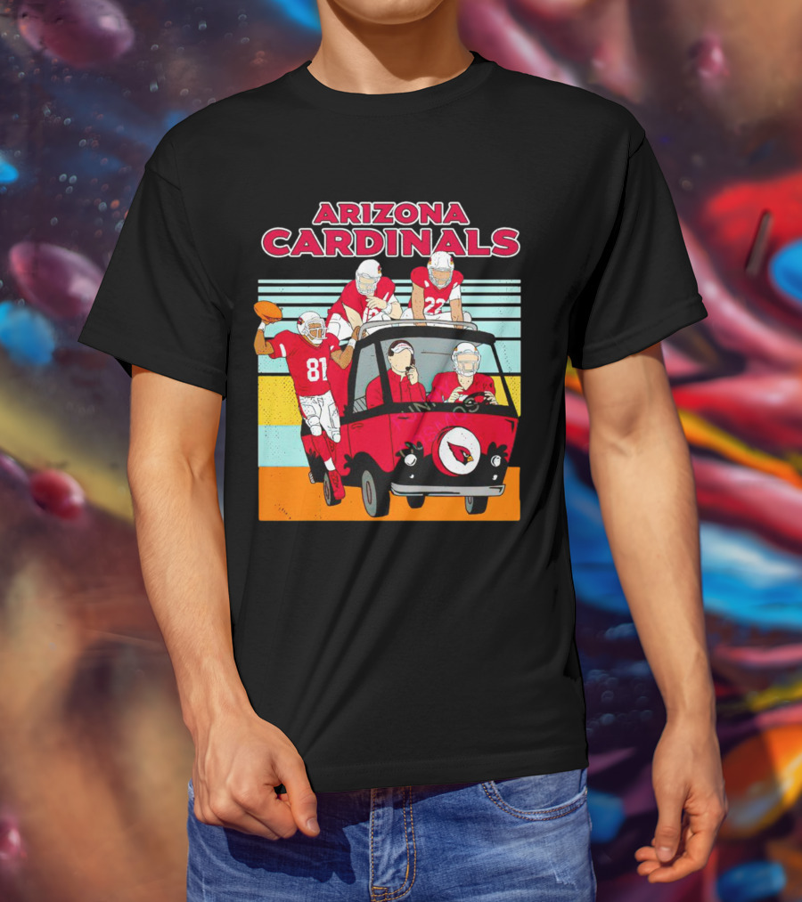Arizona Cardinals Vintage Football Friends T-Shirt