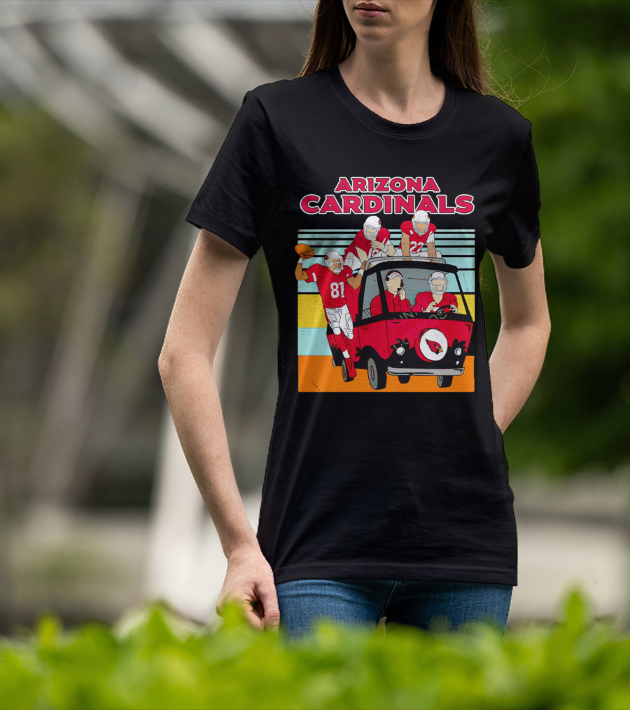Arizona Cardinals Vintage Football Friends T-Shirt