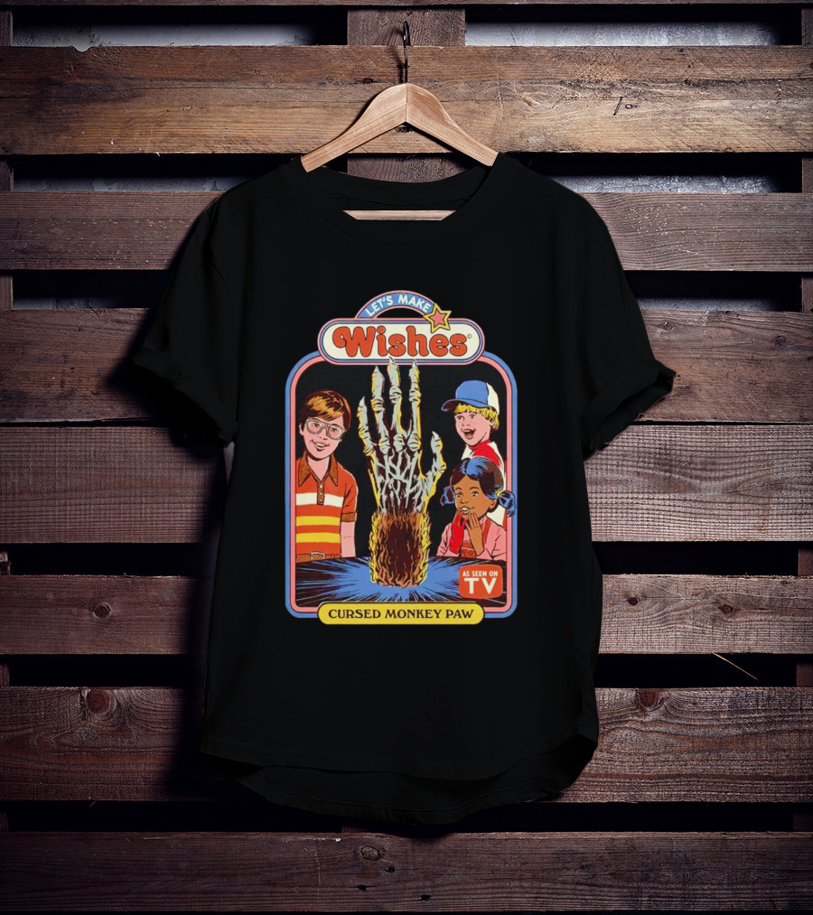 Let’s Make Wishes Cursed Monkey Paw As Seen On TV T-Shirt