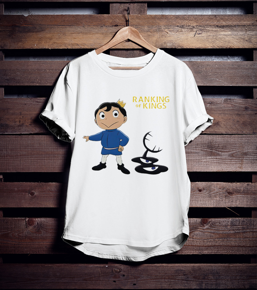 Ranking Of Kings Anime Character With Crown And Shadow Figure T-Shirt
