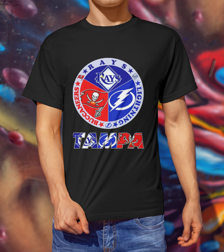 Tampa Bay Buccaneers Rays Lightning Tampa T-Shirt