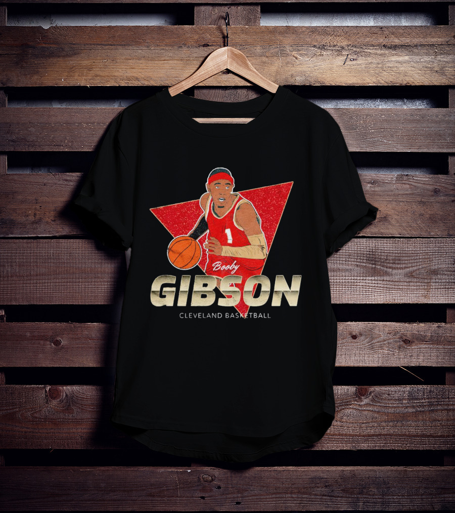 Booby Gibson Cleveland Basketball Player Number 1 T-Shirt
