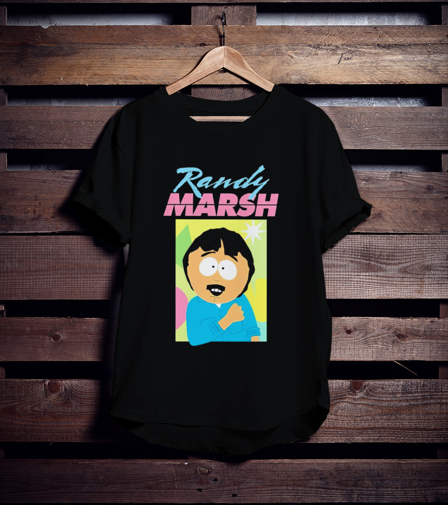 Randy Marsh Cartoon Character Colorful T-Shirt