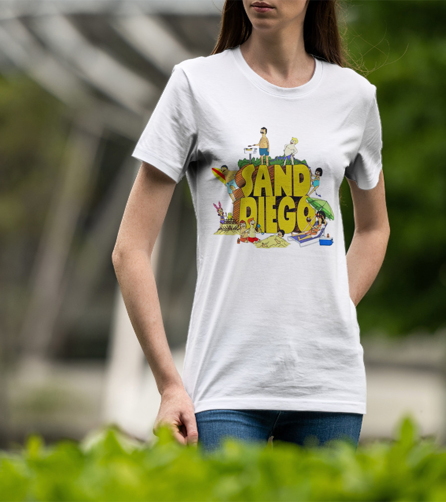 Bob's Burgers Sand Diego Beach Fun San Diego T-Shirt