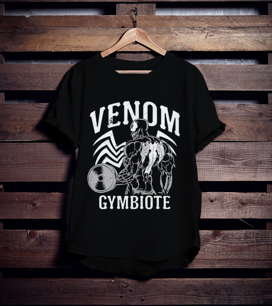Venom Gymbiote Muscular Strength Workout Fitness Venoms Gymbiote Workout T-Shirt