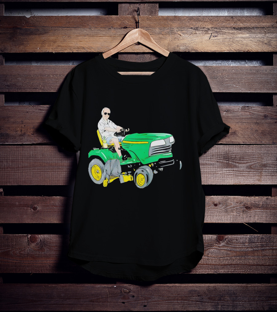 George Jones No Show Jones Riding Green Tractor T-Shirt