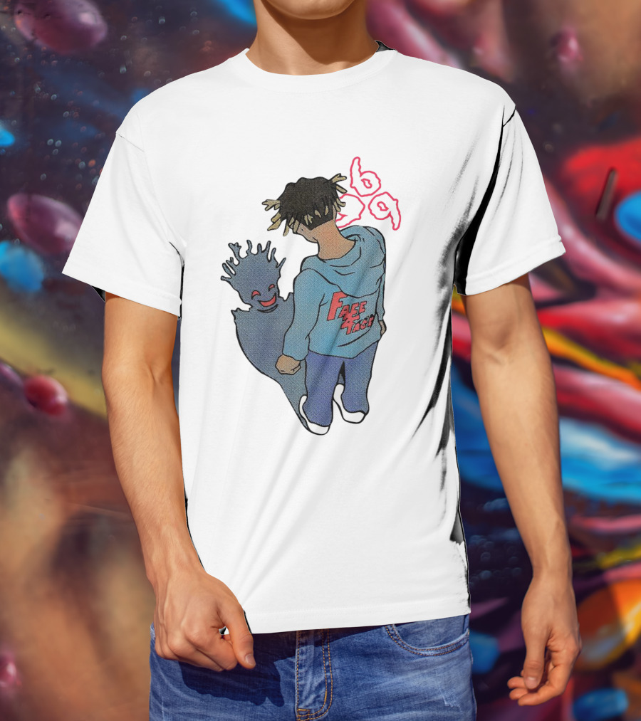 Juice WRLD Reflection Face 999 Hoodie And Shadow T-Shirt