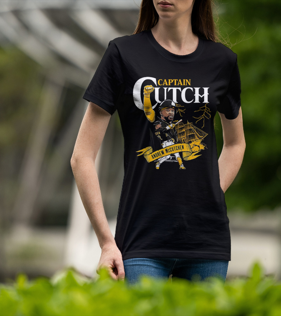 Andrew McCutchen Captain Cutch Pittsburgh Pirates Baseball T-Shirt