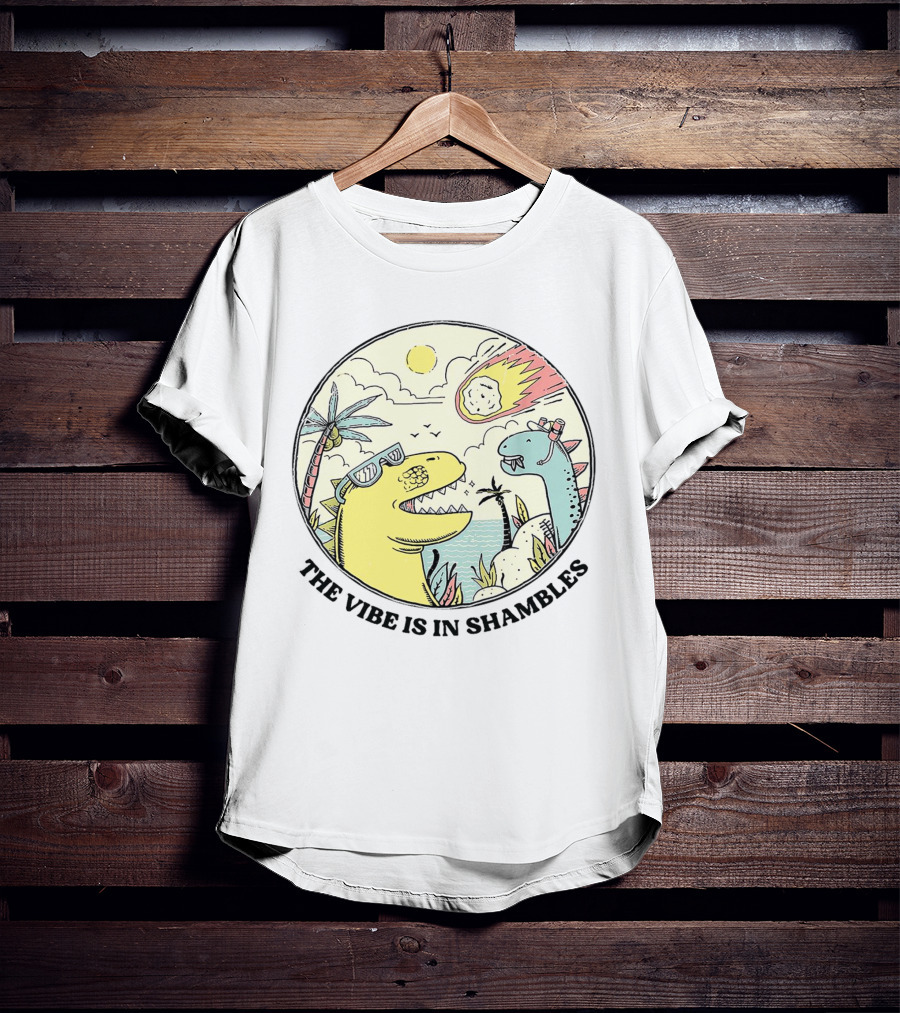 Dinosaur Meteor Impact Vibe Is In Shambles T-Shirt