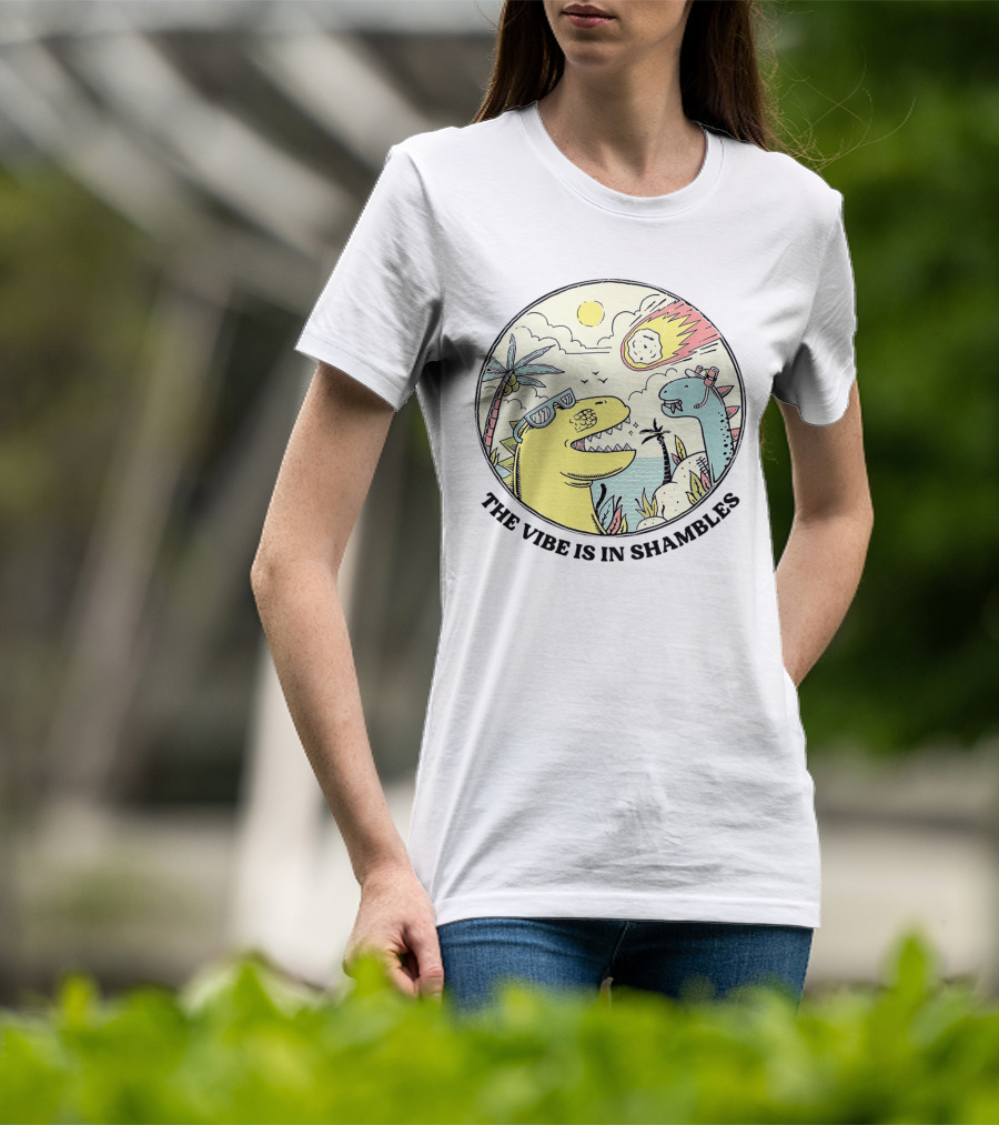Dinosaur Meteor Impact Vibe Is In Shambles T-Shirt