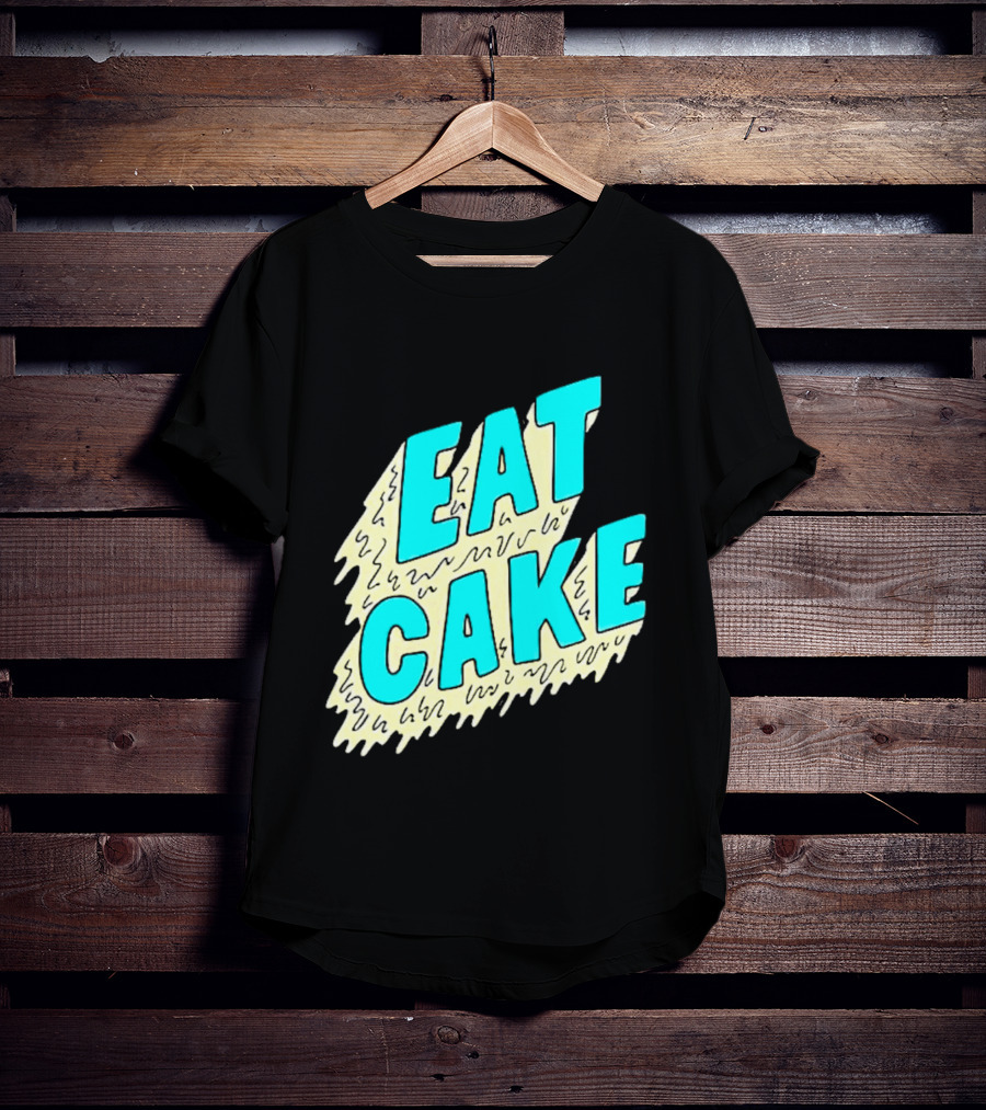Eat Cake Retro T-Shirt