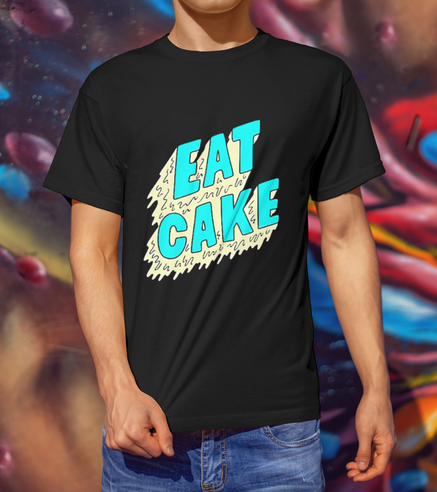 Eat Cake Retro T-Shirt
