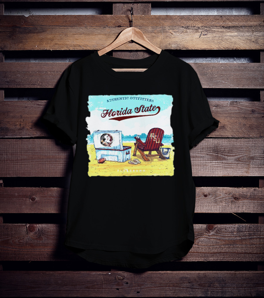 Florida State Seminoles Authentic Outfitters Lakeside Relaxation Scene T-Shirt