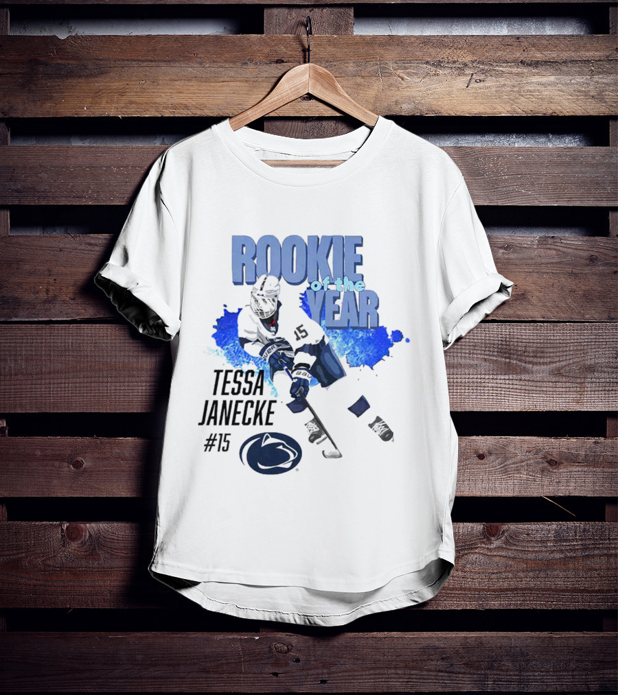 Tessa Janecke #15 Rookie Of The Year Hockey Player T-Shirt