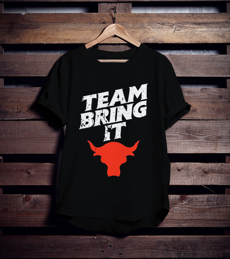 Team Bring It The Rock Bull T-Shirt