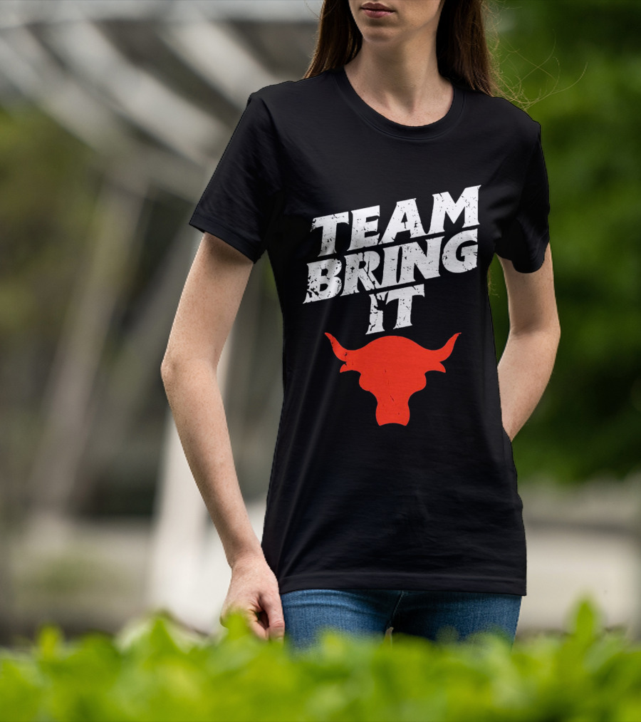 Team Bring It The Rock Bull T-Shirt