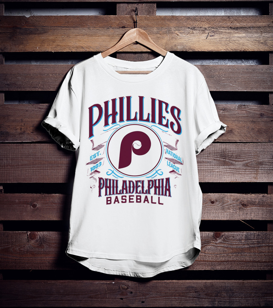 Phillies Philadelphia Baseball National League Est 1883 T-Shirt