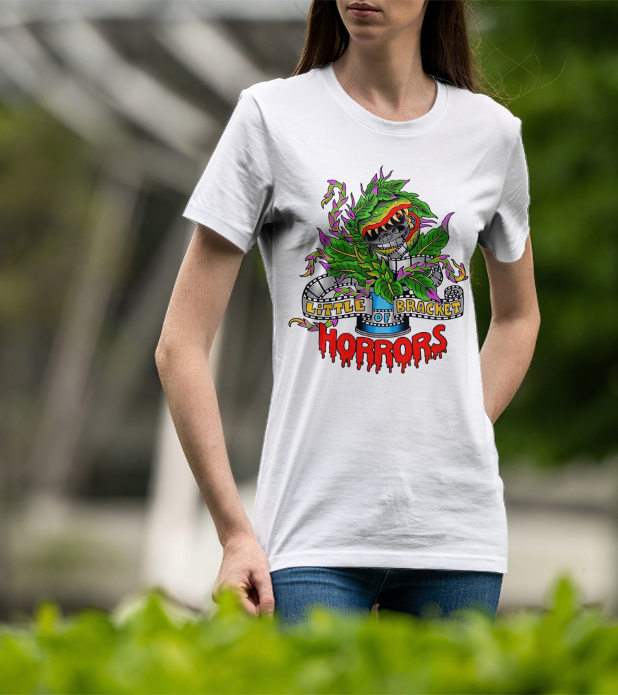 Little Bracket Of Horrors Film Reel Plant T-Shirt