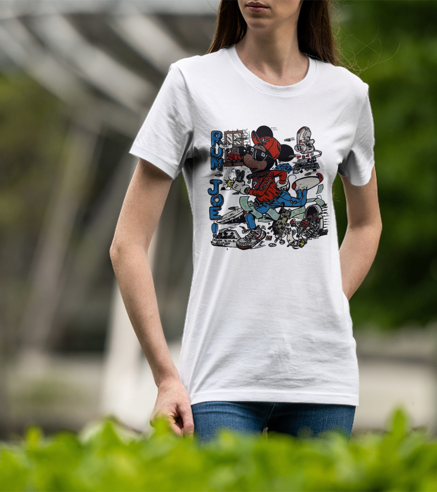 RUN JOE Run D.M.C. Mickey Mouse T-Shirt