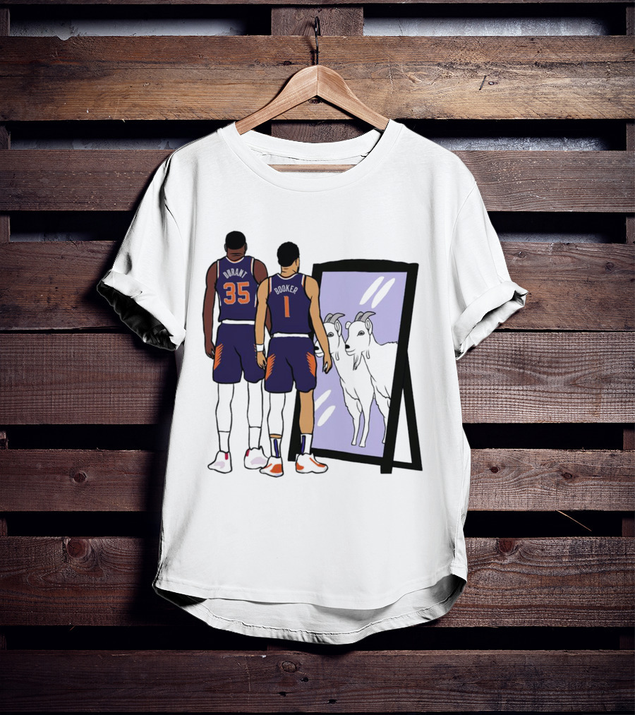 Kevin Durant 35 Devin Booker 1 Mirror Goats T-Shirt