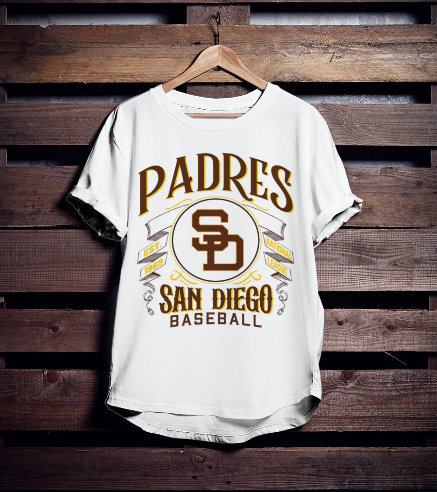 Padres San Diego Baseball National League Est 1969 SD T-Shirt