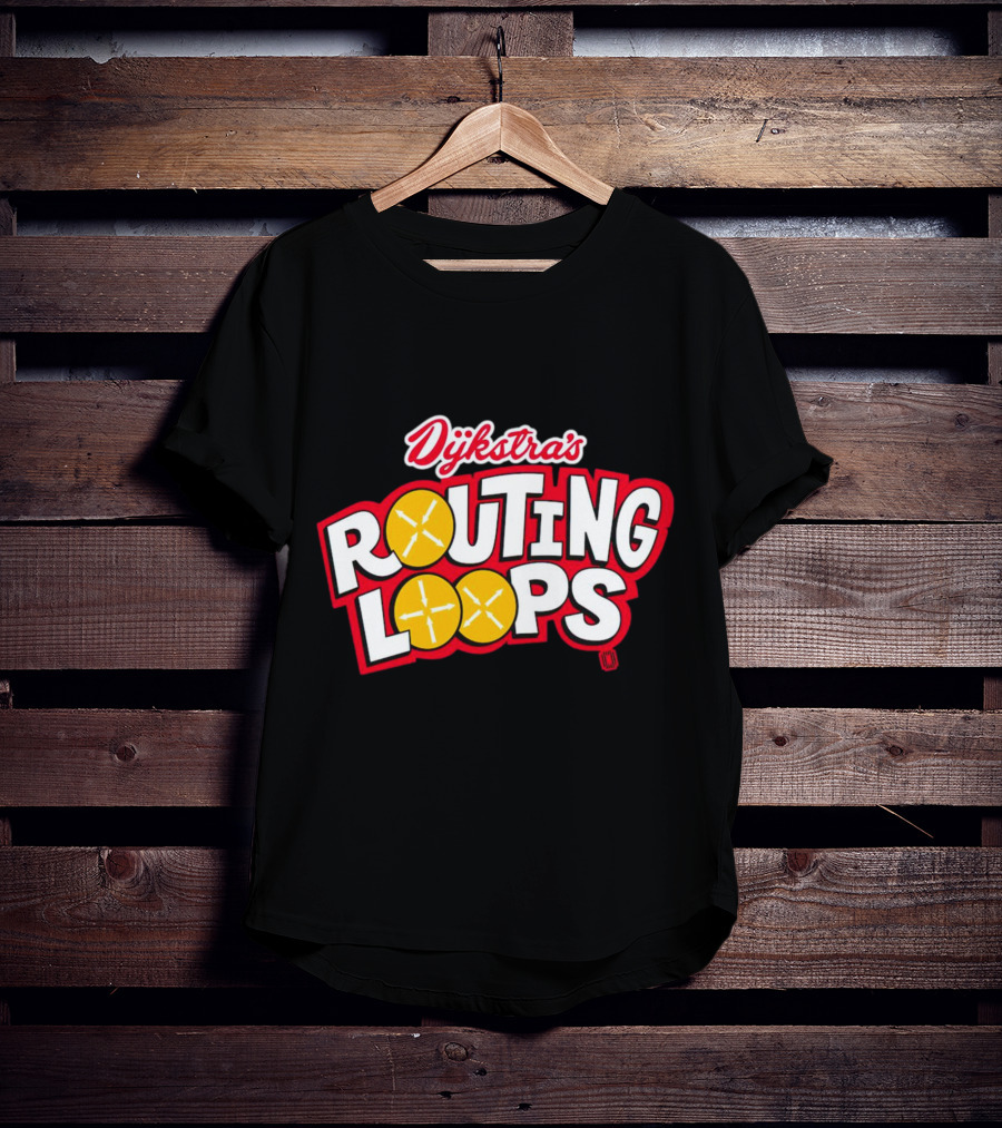 Dijkstra’s Routing Loops Comic T-Shirt