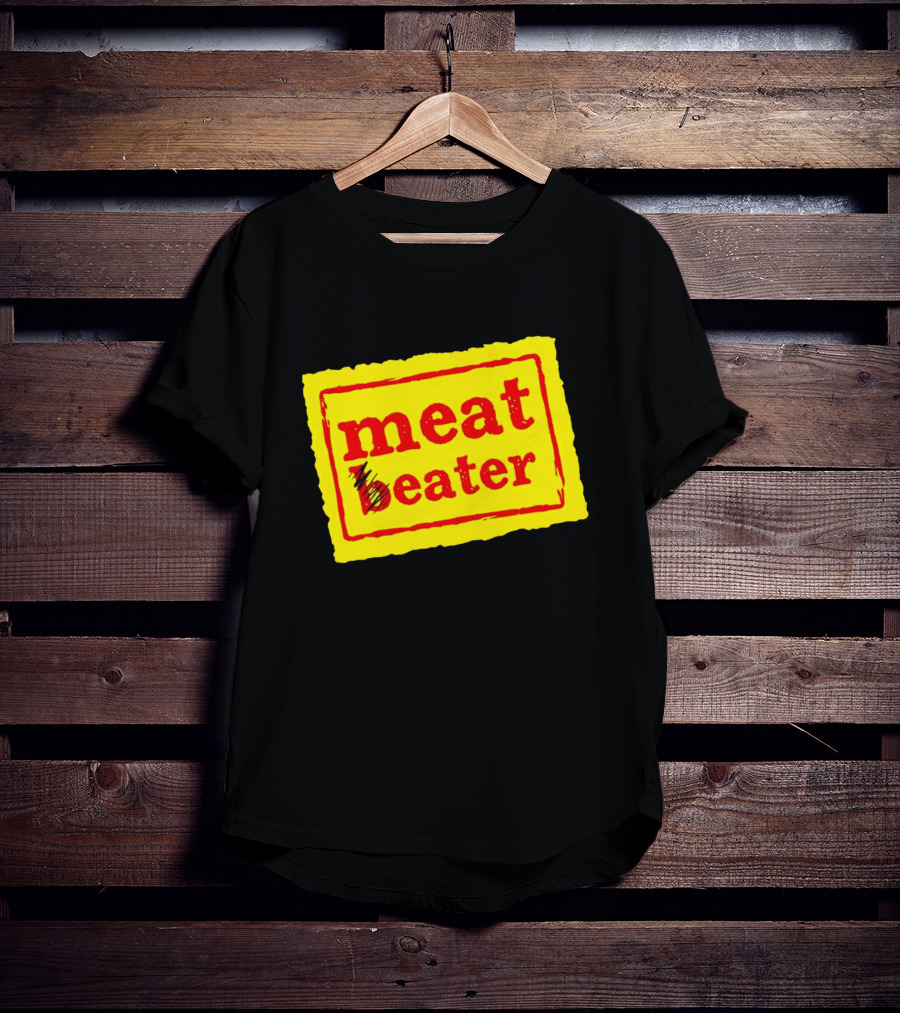 Meat Beater Yellow Label Icon T-Shirt