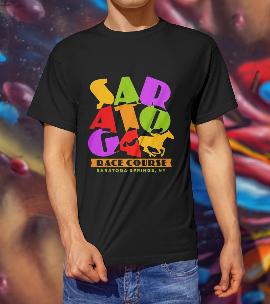 Saratoga Springs NY Race Course Horse Racing Saratoga T-Shirt