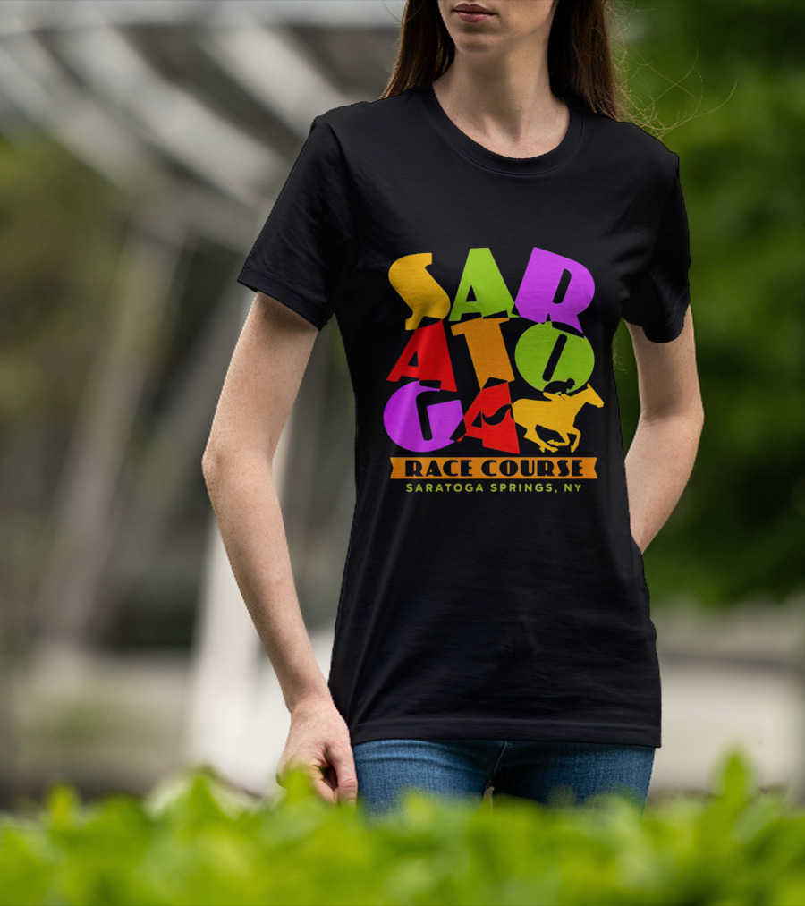 Saratoga Springs NY Race Course Horse Racing Saratoga T-Shirt