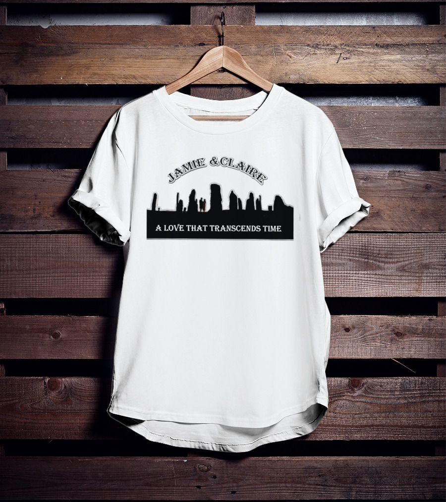Jamie And Claire A Love That Transcends Time Stone Circle T-Shirt
