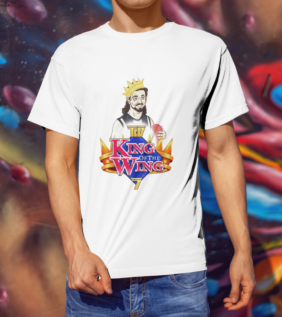 Josh Daicos King Of The Wing 7 TCD Football King T-Shirt