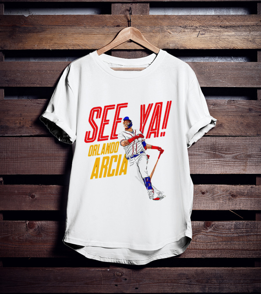 Orlando Arcia See Ya Atlanta Braves MLBPA T-Shirt