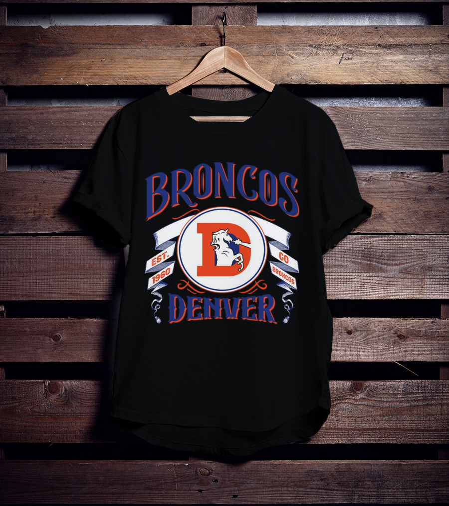 Broncos Denver Est 1960 Go Broncos T-Shirt