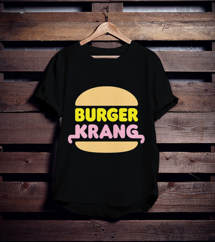 Burger Krang Neon Comic T-Shirt