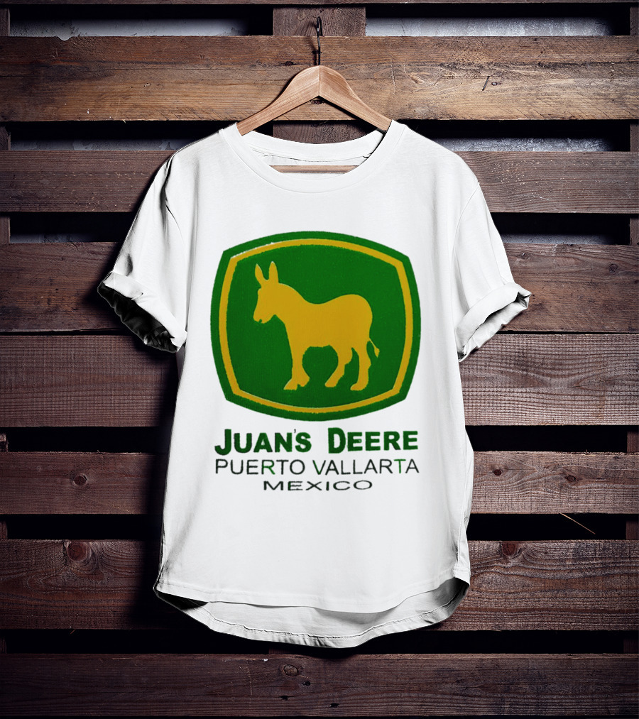 Juans Deere Puerto Vallarta Mexico Donkey T-Shirt