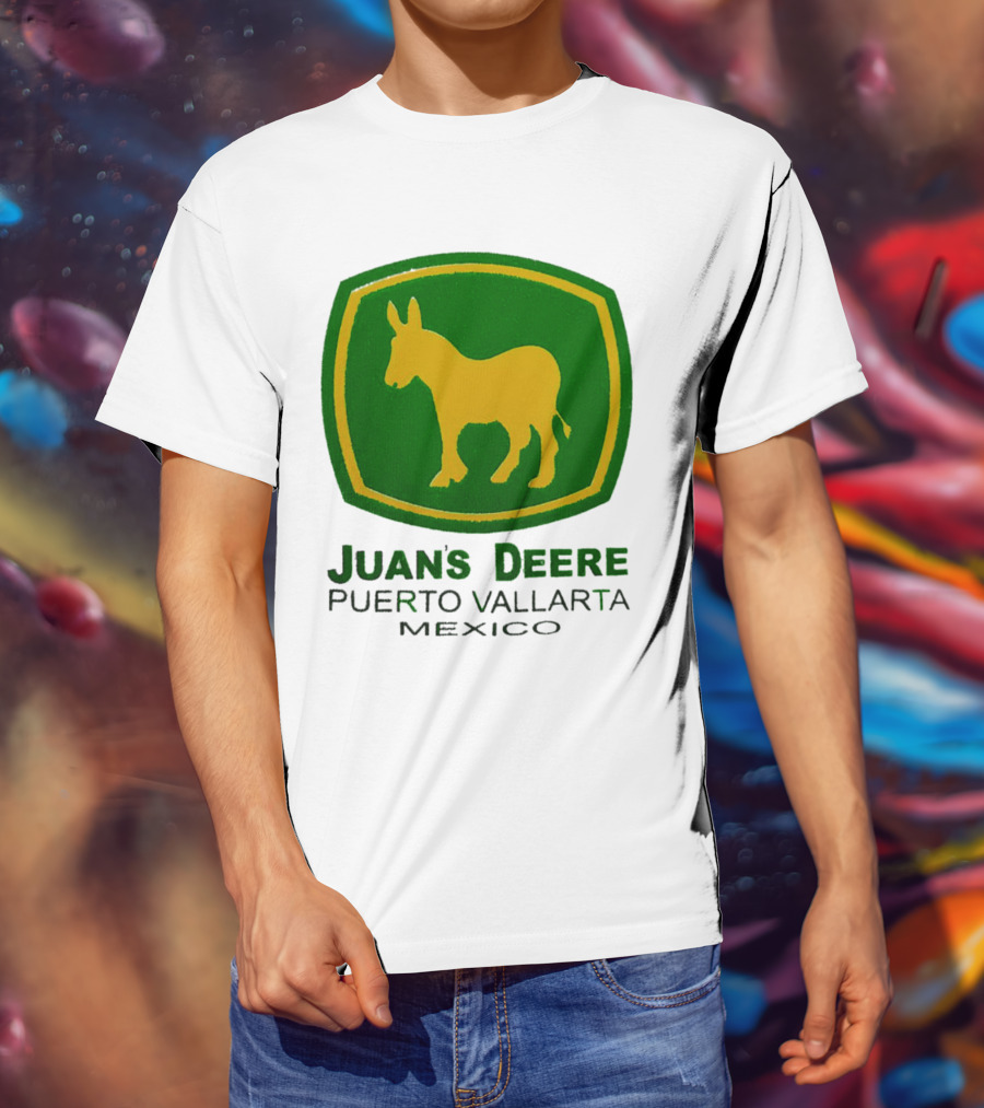Juans Deere Puerto Vallarta Mexico Donkey T-Shirt