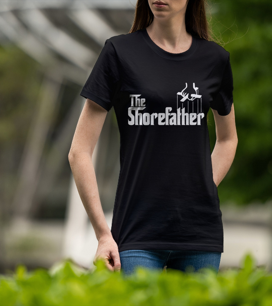 The Shorefather Mike Sorrentino Parody Text With Puppet Strings Iconic Reference T-Shirt
