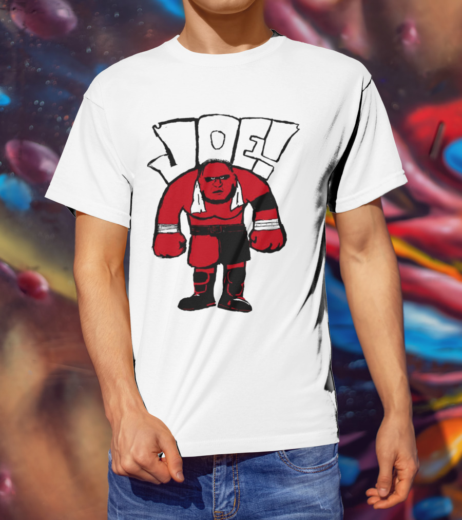 Samoa Joe Cartoon Graphic All Elite Wrestling AEW T-Shirt