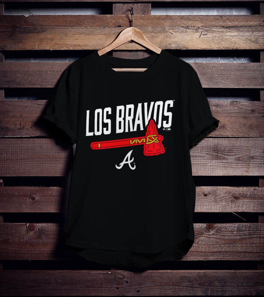Los Bravos Atlanta Braves Axe T-Shirt
