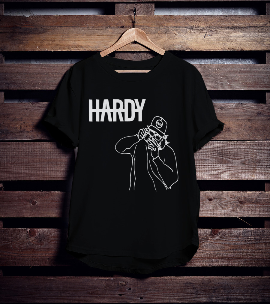 HARDY Country Music Vintage Camera Line T-Shirt